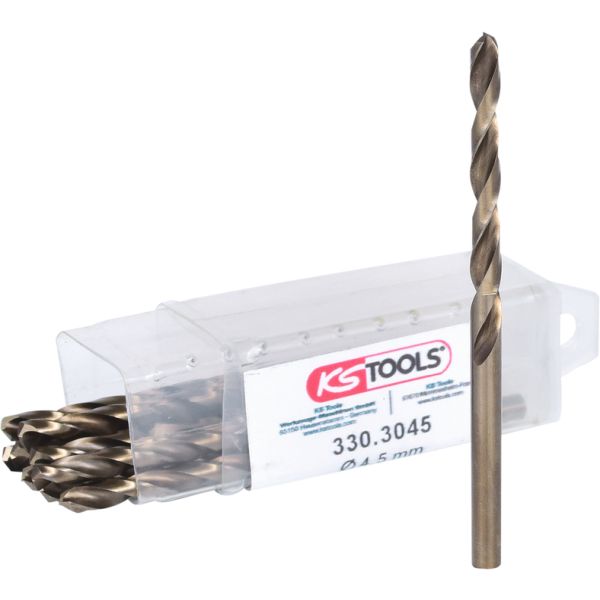 KS TOOLS HSS-Co 5% spiraalpuur 330.3045