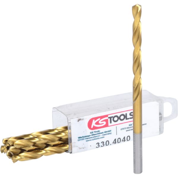 KS TOOLS HSS-TiN spiraalpuur 330.4040