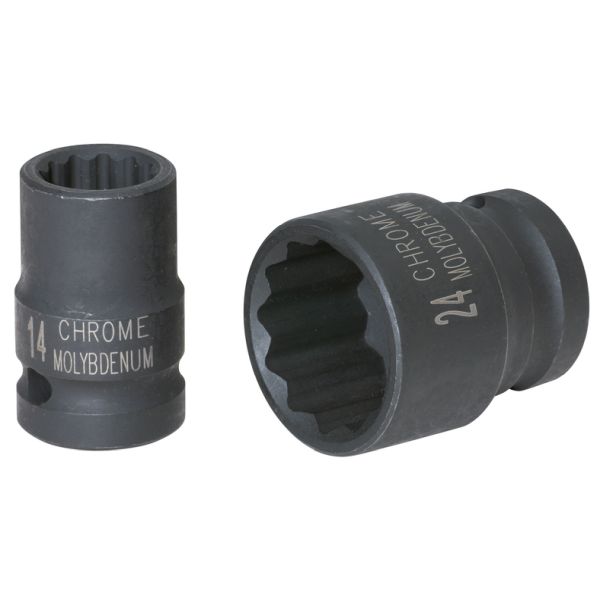 KS TOOLS 1/2" löökpadrun, 12-kandiline, lühike, 5/8" 515.0905
