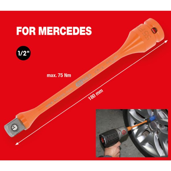 KS TOOLS Väändevarda pikendus, 1/2", 75 Nm 515.1491