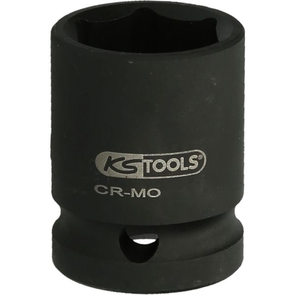 KS TOOLS Kuuskant löökpadrun, 1", 24mm 515.1724