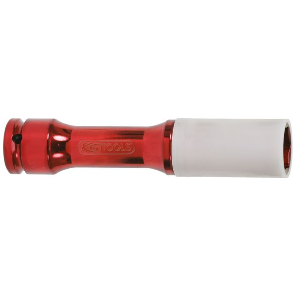 KS TOOLS 1/2" alumiiniumvelje löökpadrun, eriti pikk, 21 mm 515.2042
