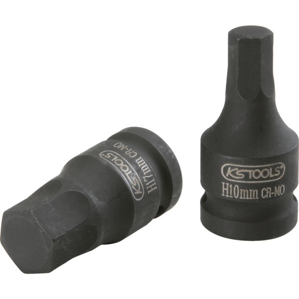 KS TOOLS Löökpadrun 1/2", kuuskant, 6mm 911.0904