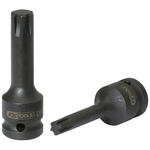 KS TOOLS 1/2" löökpadrun RIBE kruvidele, M9 911.0939