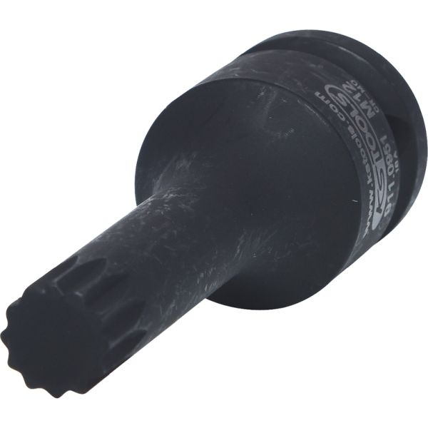 KS TOOLS 1/2" löökotsikpadrun Spline (XZN®) kruvidele, pikk, M12 911.0951