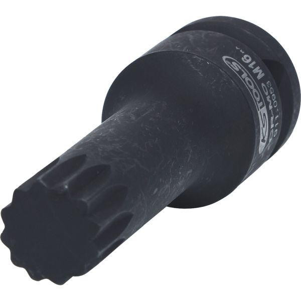 KS TOOLS 1/2" löökotsikpadrun spline (XZN®) kruvidele, pikk, M16 911.0953