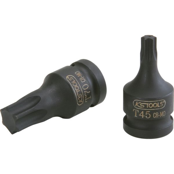 KS TOOLS 1/2" Löökpadrun Torx-kruvidele, lühike, T70 911.0956