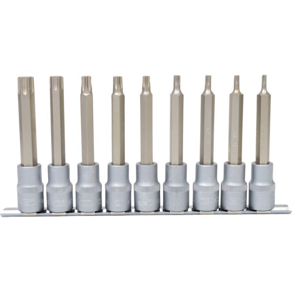 KS TOOLS 1/2" Torx padrunotsikute komplekt, pikad, T20-T60 911.1520