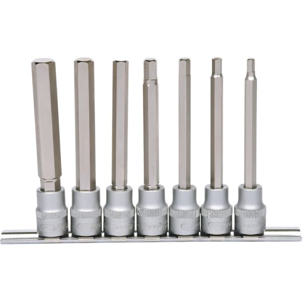 KS TOOLS 3/8" kuuskant padrunotsikute komplekt, pikk, 7 tk 911.1560