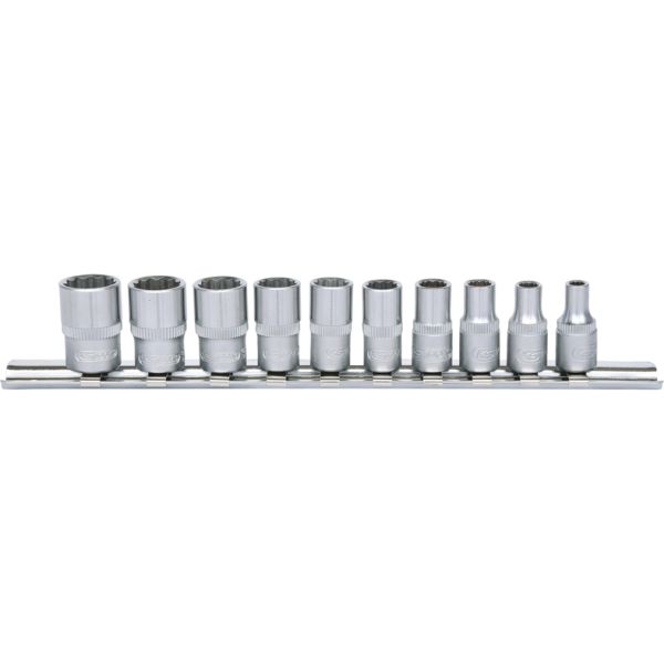 KS TOOLS 1/4" 12-kant padrunikomplekt, 10 tk 917.0625