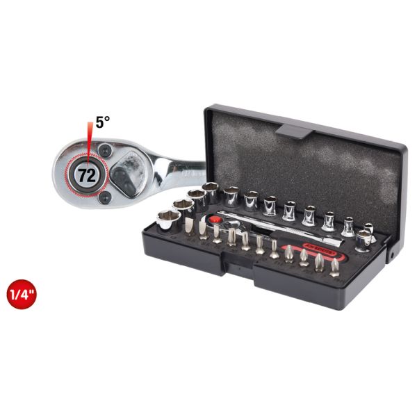 KS TOOLS Padrunvõtmete komplekt 918.0626