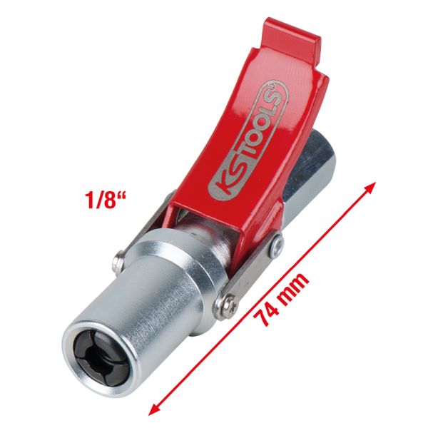 KS TOOLS Kiirlukustusliitmik määrdepritsidele, 1/8" 980.1108