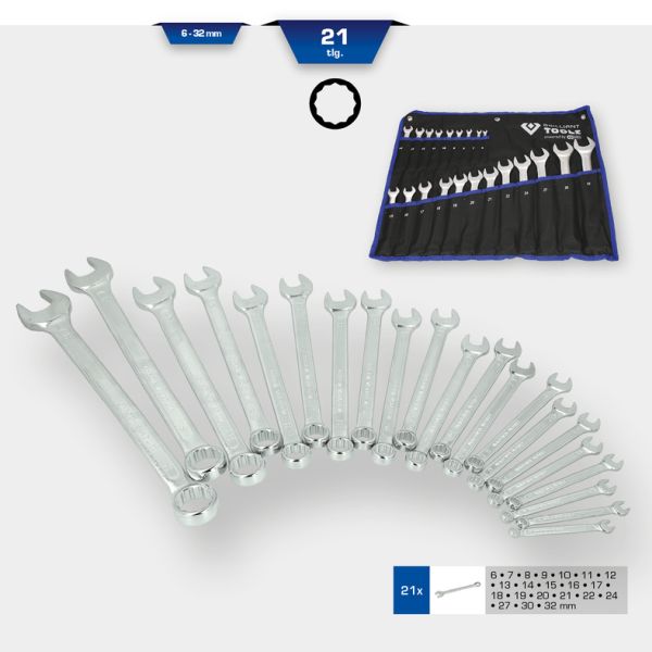 KS TOOLS Blocknyckelsats BT011021