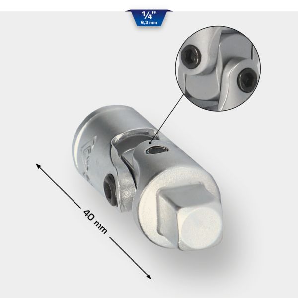 KS TOOLS Element łamany, klucz nasadowy BT020906