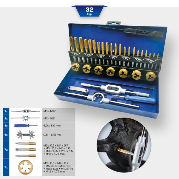 KS TOOLS Vindilõikuri tööriistakomplekt BT101950