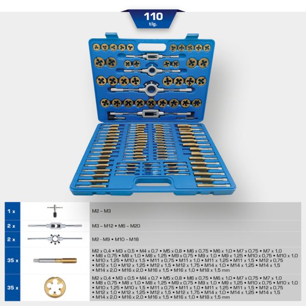 KS TOOLS Vindilõikuri tööriistakomplekt BT101985
