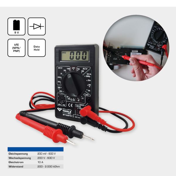 KS TOOLS Multimetr BT122910