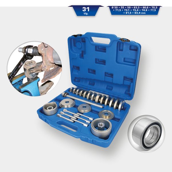 KS TOOLS Zestaw narzędzi montażowych, piasta koła / łożysko koła BT671650