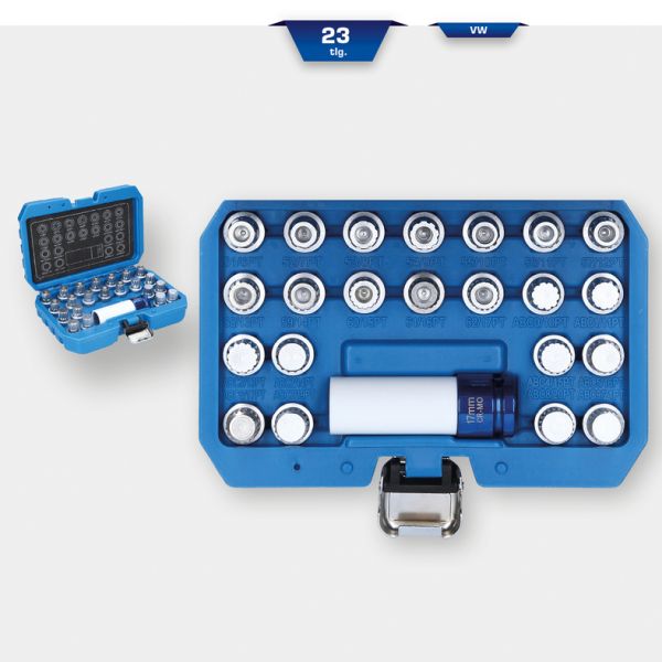KS TOOLS Zestaw narzędzi do wypinania, zabezpieczenia śrub kół BT691260