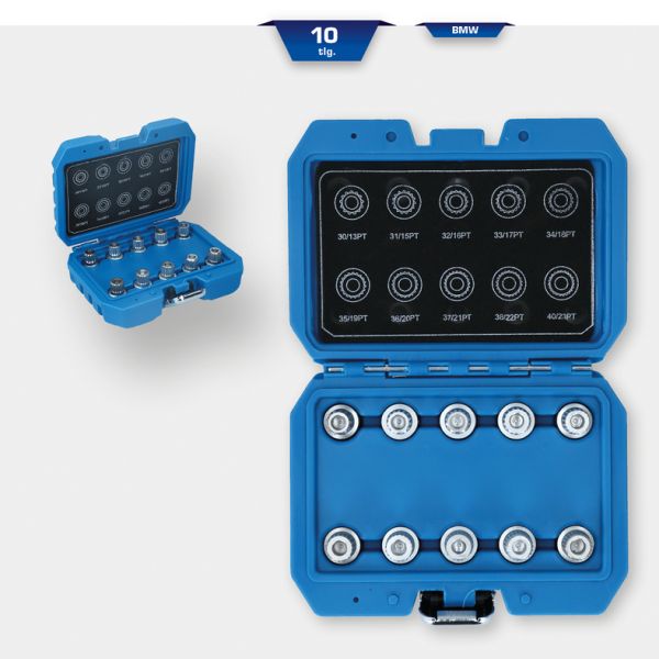 KS TOOLS Zestaw narzędzi do wypinania, zabezpieczenia śrub kół BT691290