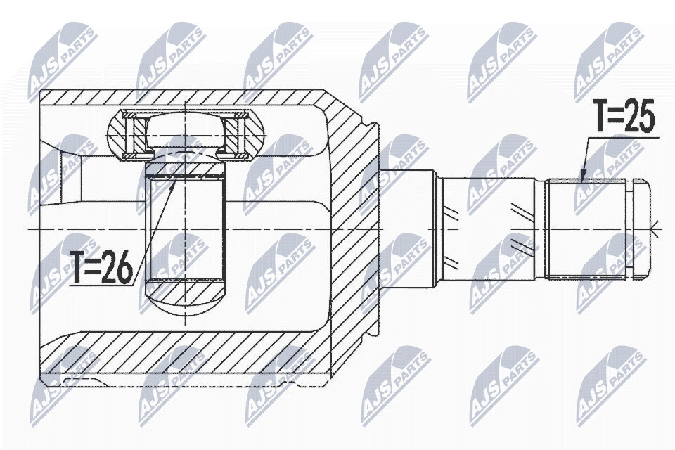 NTY Nivelsarja, vetoakseli NPW-AR-011