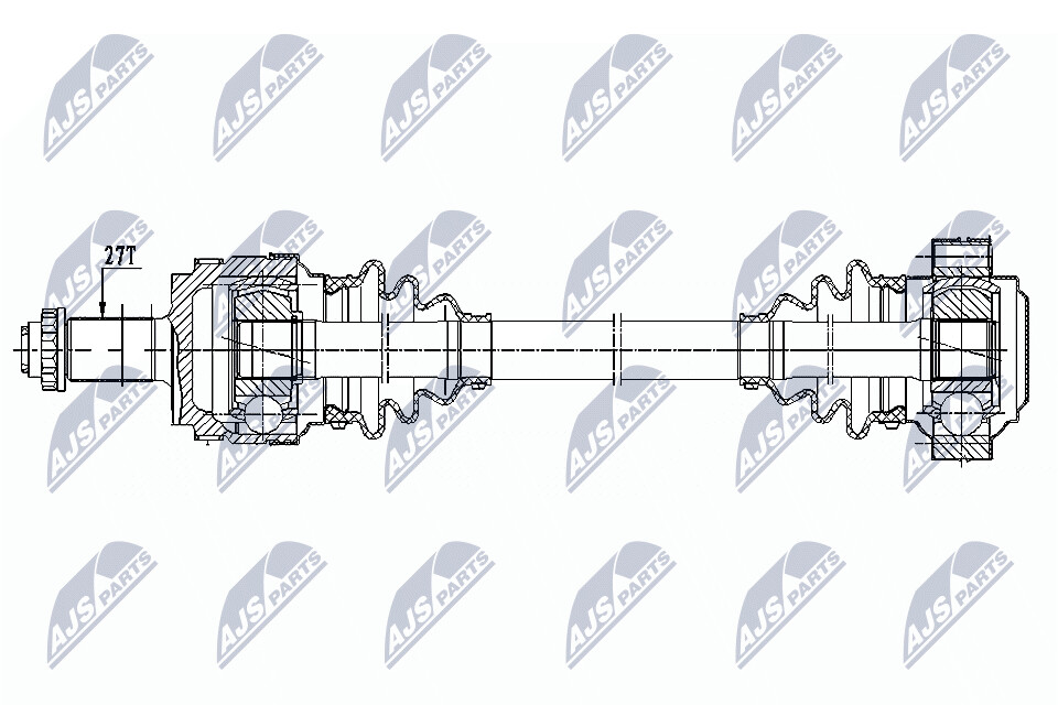 NTY Wał napędowy NPW-BM-149