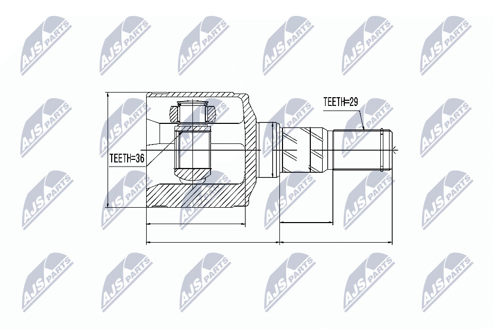 NTY Nivelsarja, vetoakseli NPW-CH-025