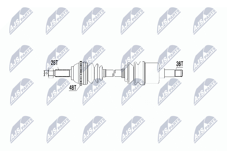 NTY Drivaxel NPW-FR-031