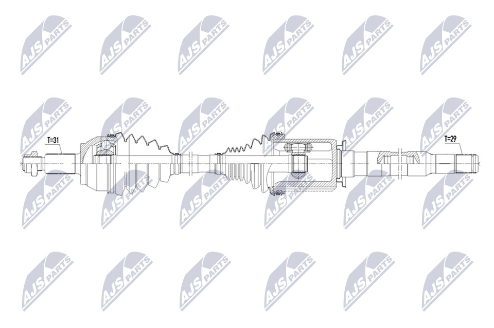 NTY Drivaxel NPW-LR-049