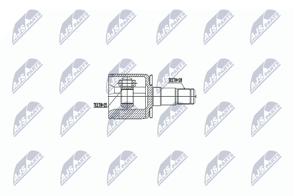NTY Ledsats, drivaxel NPW-MS-047