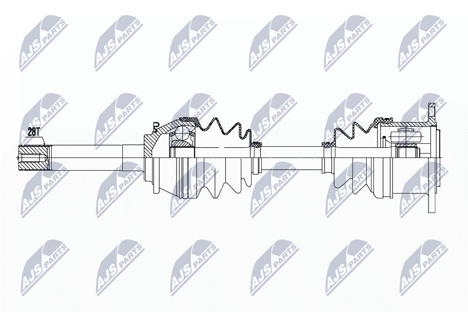 NTY Drivaxel NPW-MS-051