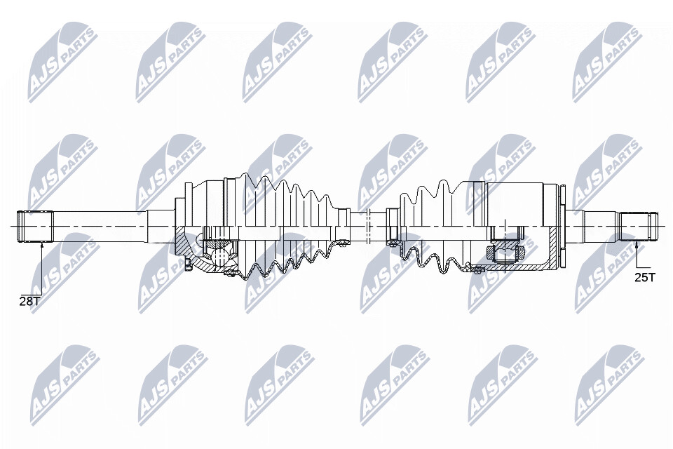 NTY Drivaxel NPW-MS-057