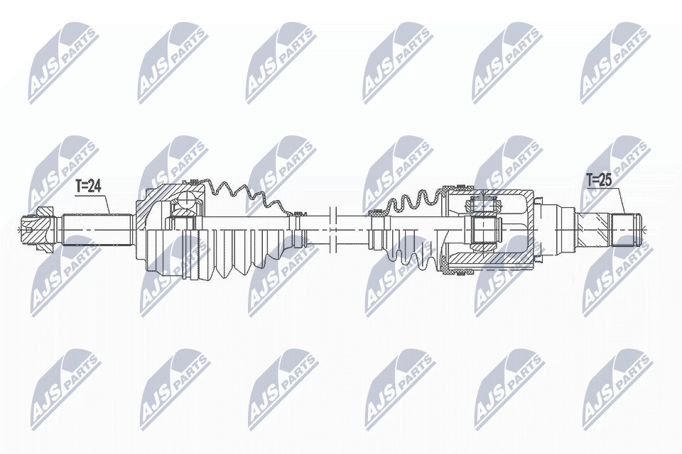 NTY Wał napędowy NPW-MS-063