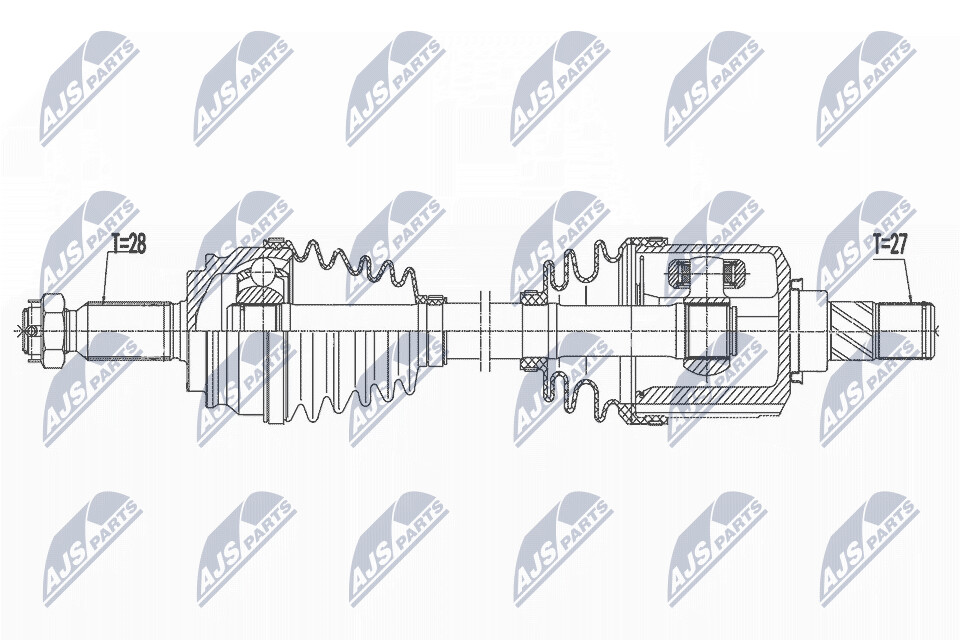 NTY Vetoakseli NPW-MS-073