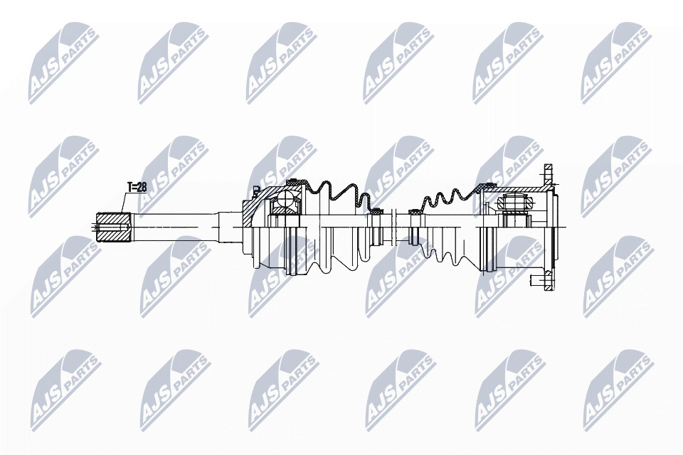 NTY Drivaxel NPW-MS-082