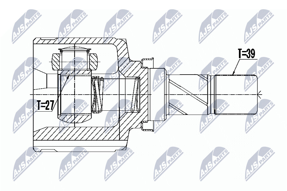 NTY Veovõlli otsa komplekt NPW-PL-058