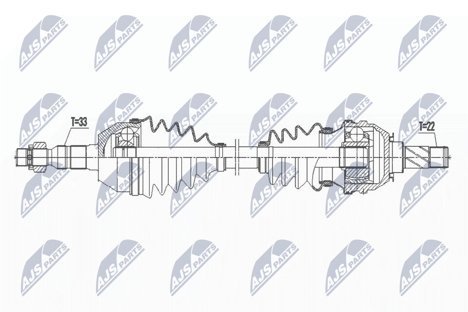 NTY Wał napędowy NPW-PL-119