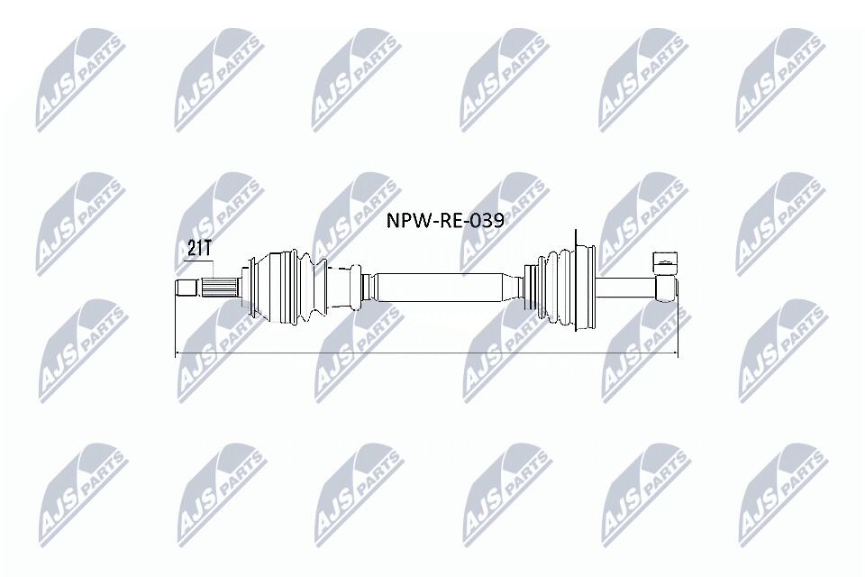 NTY Wał napędowy NPW-RE-039