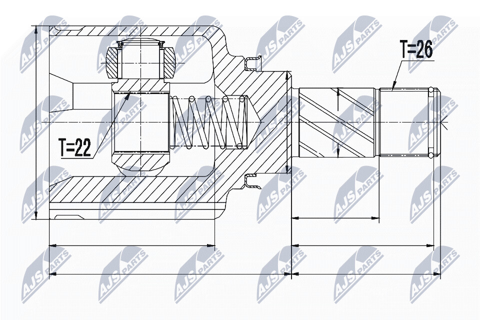 NTY Nivelsarja, vetoakseli NPW-RE-050