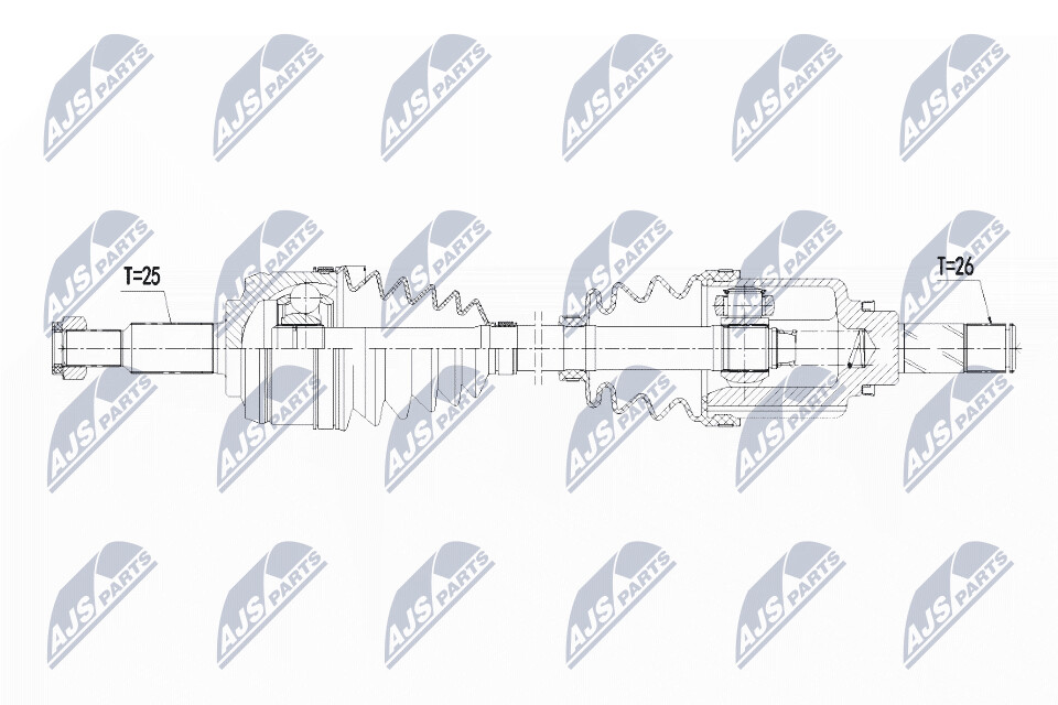 NTY Vetoakseli NPW-RE-109