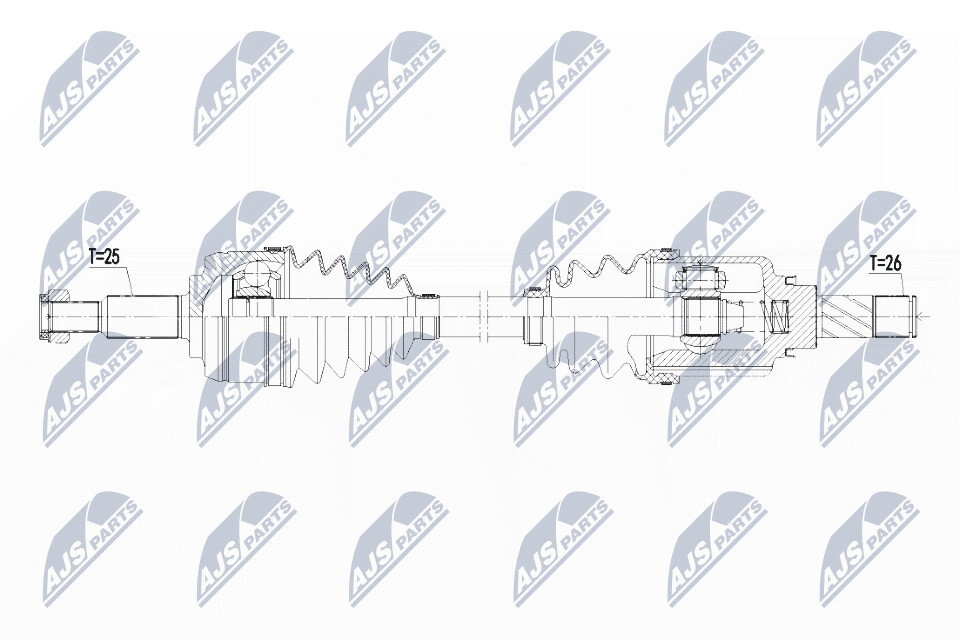 NTY Wał napędowy NPW-RE-113