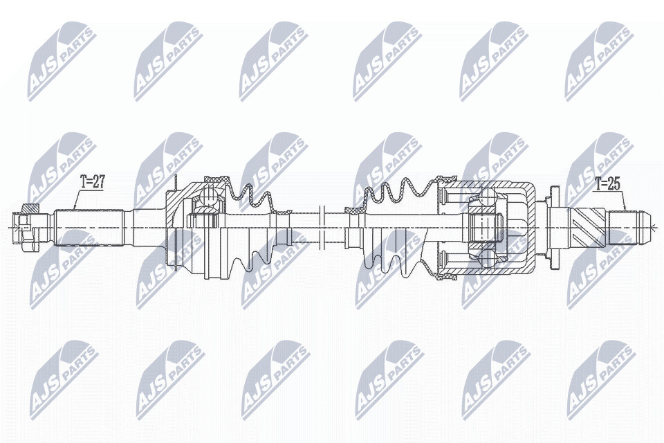 NTY Wał napędowy NPW-SB-033