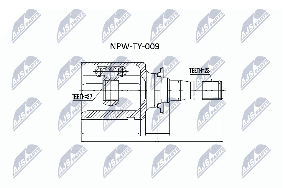 NTY Nivelsarja, vetoakseli NPW-TY-009