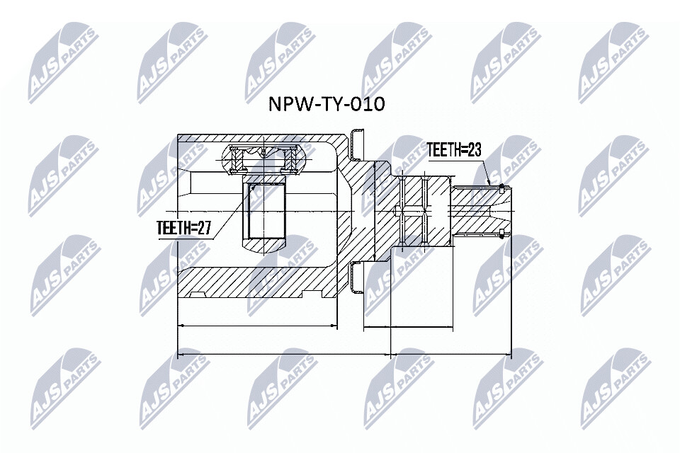 NTY Nivelsarja, vetoakseli NPW-TY-010