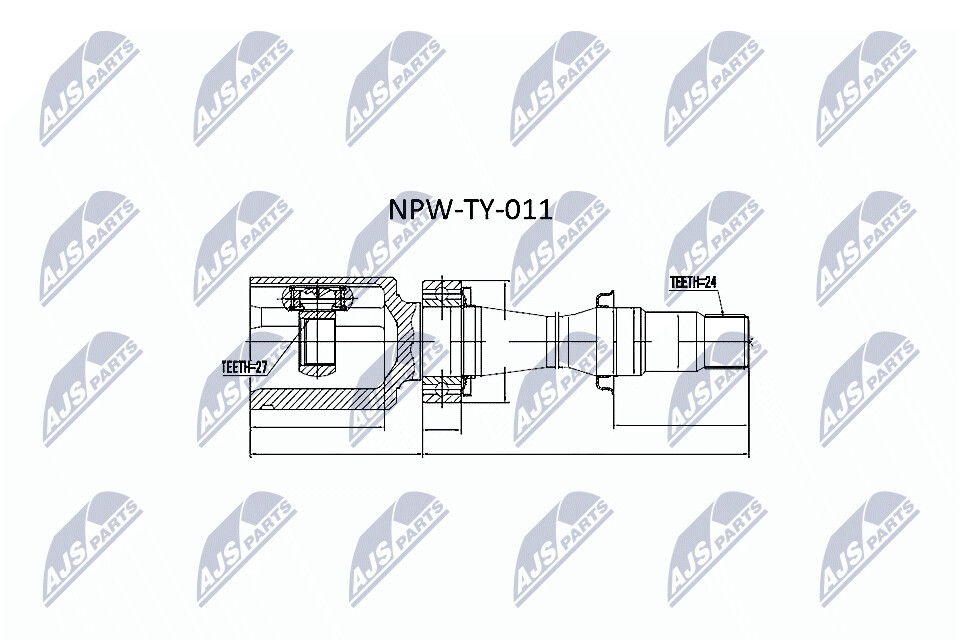 NTY Nivelsarja, vetoakseli NPW-TY-011