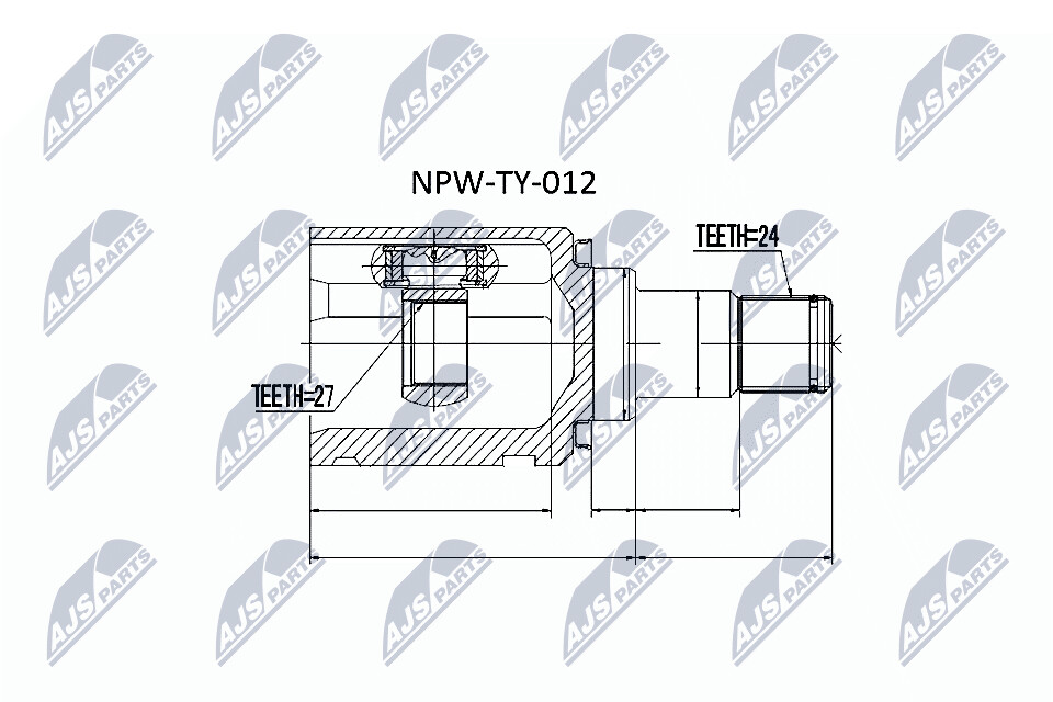 NTY Nivelsarja, vetoakseli NPW-TY-012
