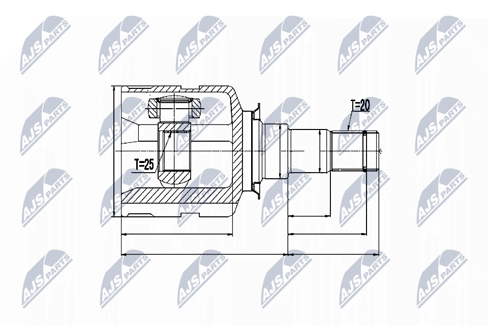 NTY Nivelsarja, vetoakseli NPW-TY-013