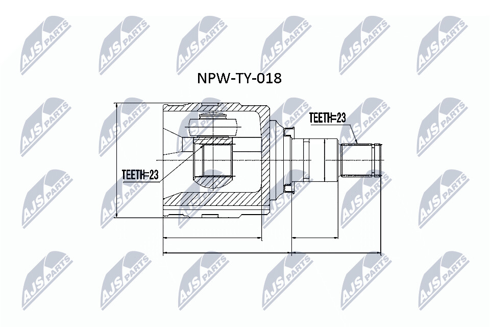 NTY Nivelsarja, vetoakseli NPW-TY-018