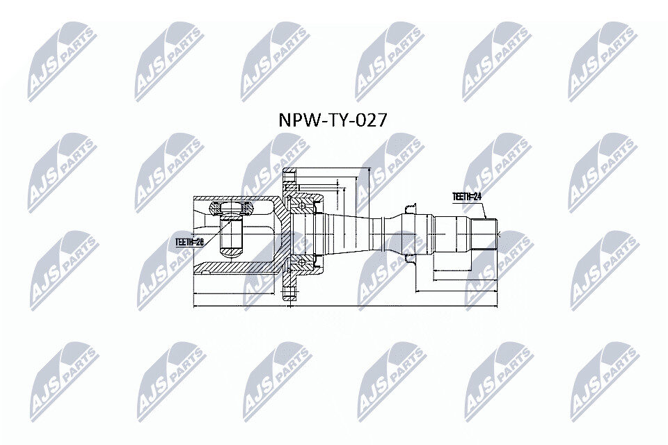 NTY Nivelsarja, vetoakseli NPW-TY-027