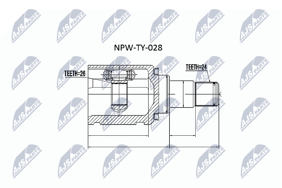NTY Nivelsarja, vetoakseli NPW-TY-028